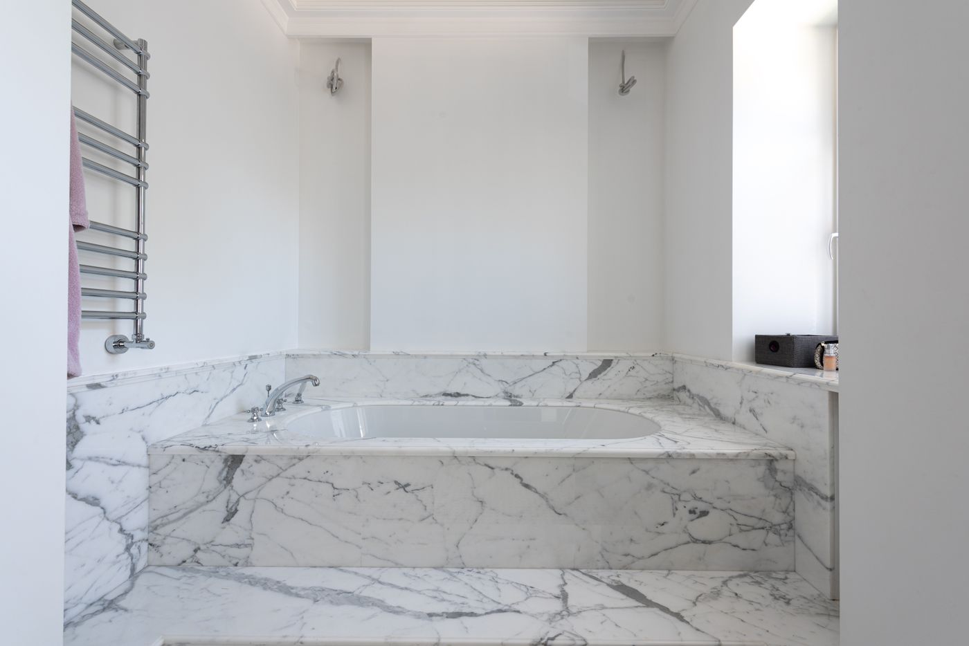 Marble surround, Linden Hills