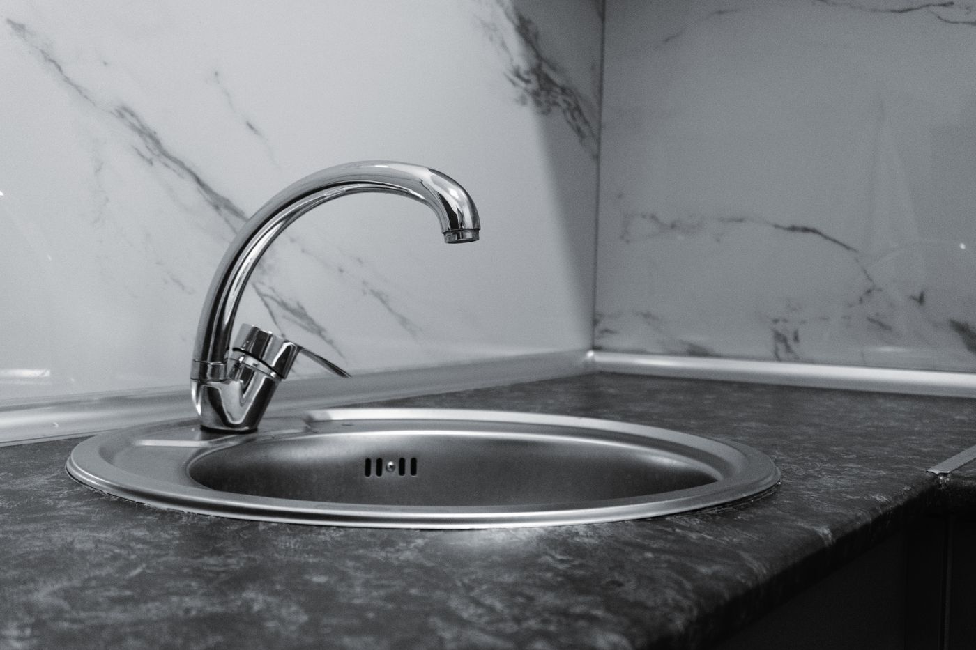 Vanity faucet install